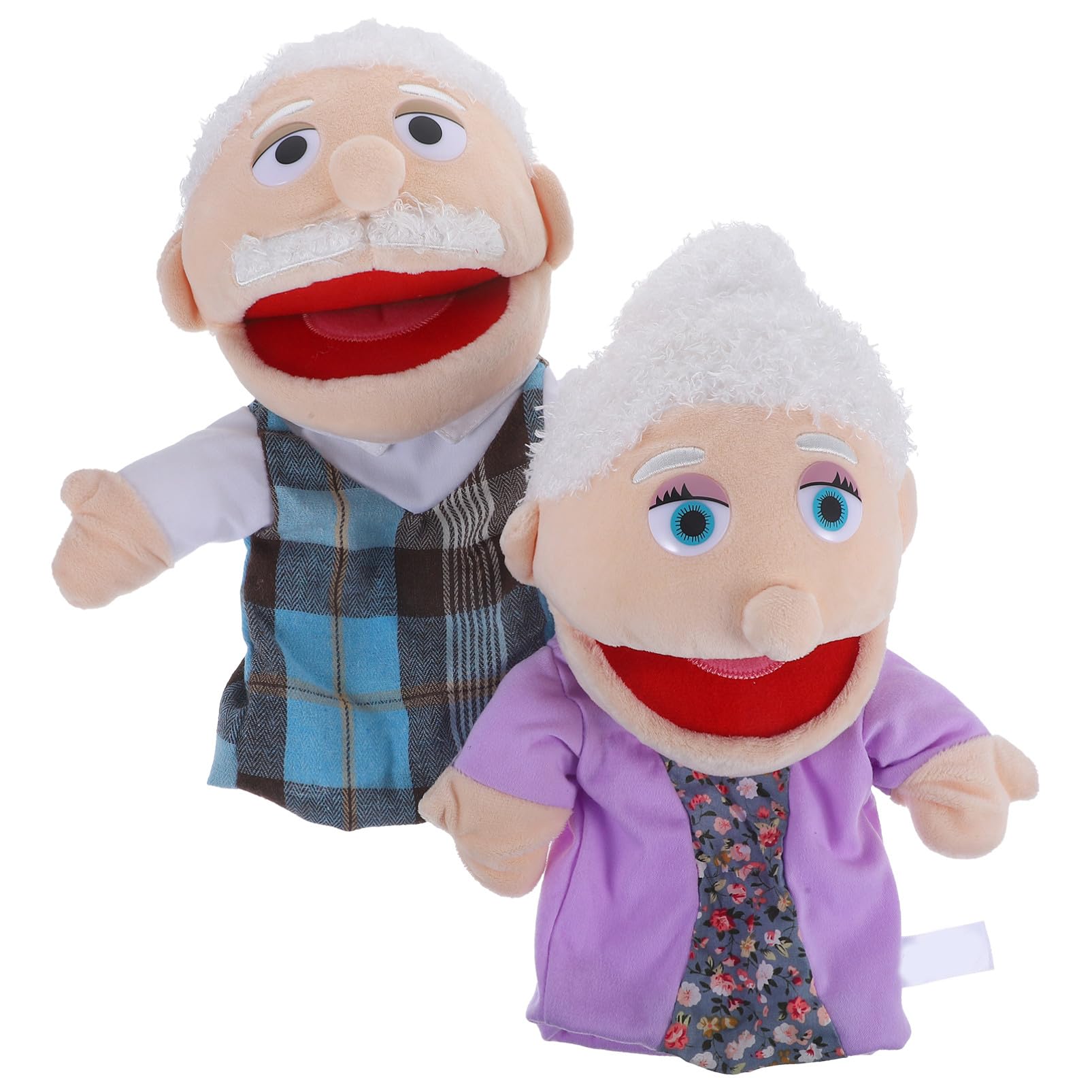 minkissy Marionetas de Mano para Juego de rol 2 Piezas de Felpa Educativas para Niños y Adultos