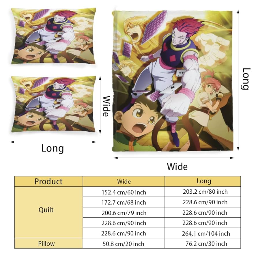 HUNTER×HUNTER 寝具2点セット ふとんカバー 敷きパッド HUNTER×HUNTER 寝具2点セット ふとんカバー 敷きパッド