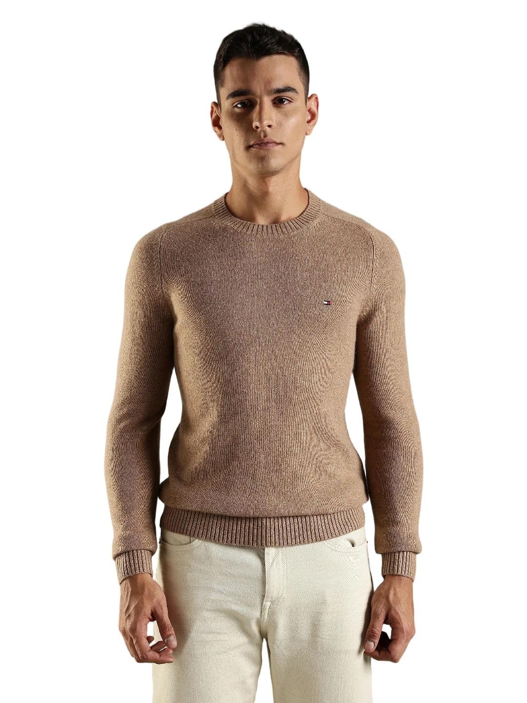 tommy hilfiger Regular fit Wool Crew Neck Pullover-picture-54