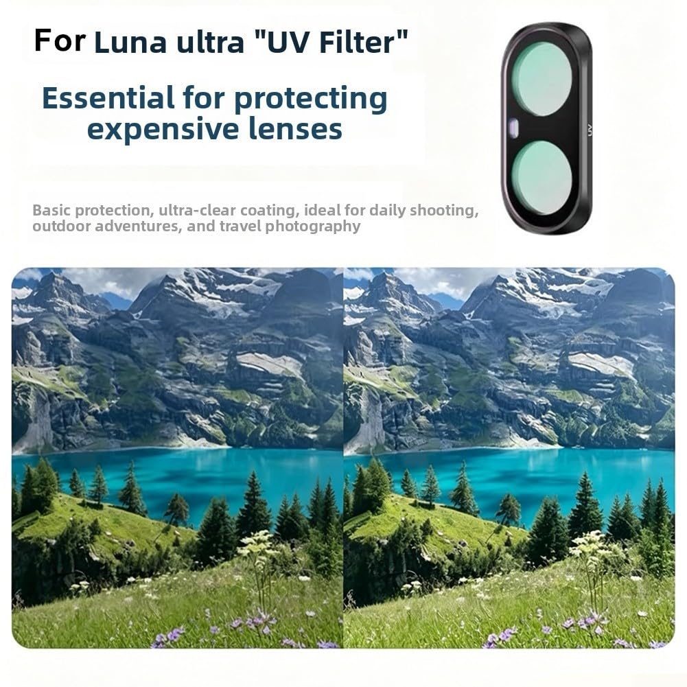 Filtry do aparatu fotograficznego ze szkła optycznego do Insta360 Luna i ultra, CPL UV ND, zestaw akcesoriów do fotografii sportowej na świeżym powietrzu, kompaktowa przenośna konstrukcja (B)