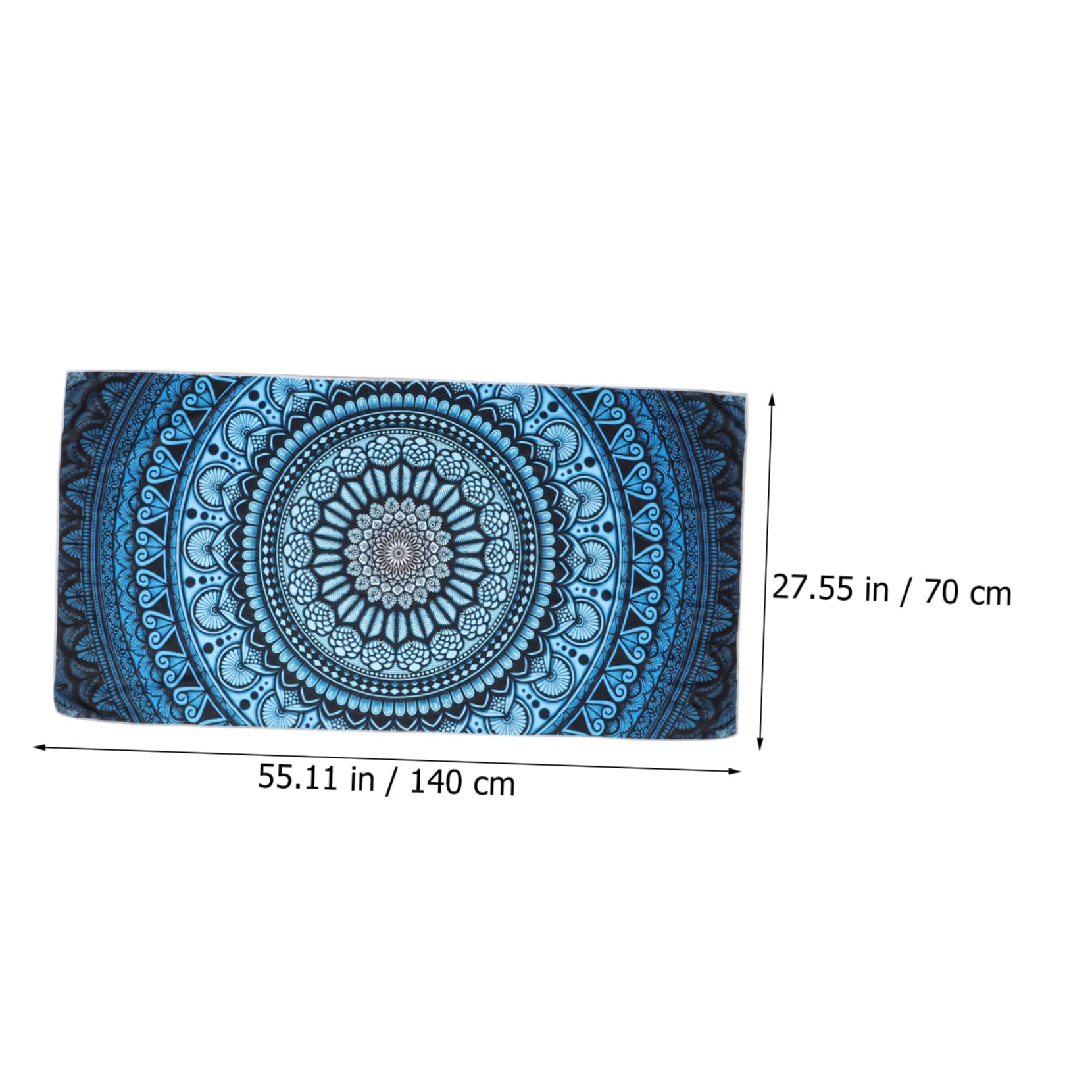 Cabilock 2 Pièces Serviette De Plage Essuie-Tout Sable Serviettes De Plage Les Serviettes Serviette De Bain De Bain Tapis De Pique- Chaise De e Blue Fibre Superfine