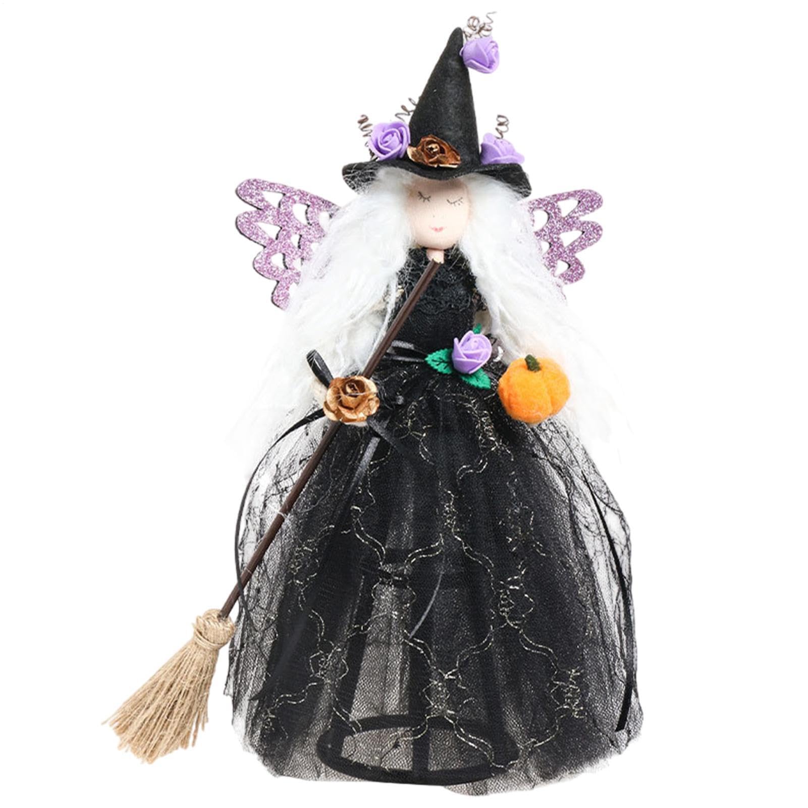 Decoraciones de Halloween y adornos de árbol para chimenea y estante