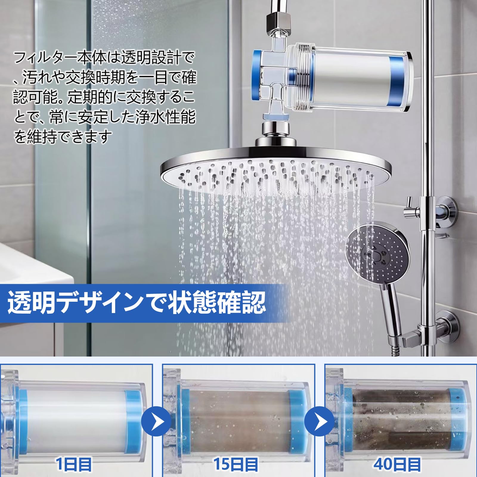 Water Therapy 浄水シャワーシステム Amazon | 蛇口 浄水器 浄水 シャワー G1/2 浄水器セット 洗濯機