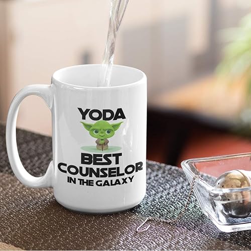 Miniatura 3 de Yoda Best Counselor Mug Youre The Best Parody for Birthday Idea for Men Apreciation Thank You for Camp School Orientación Consejeros 11 o 15 oz Taza