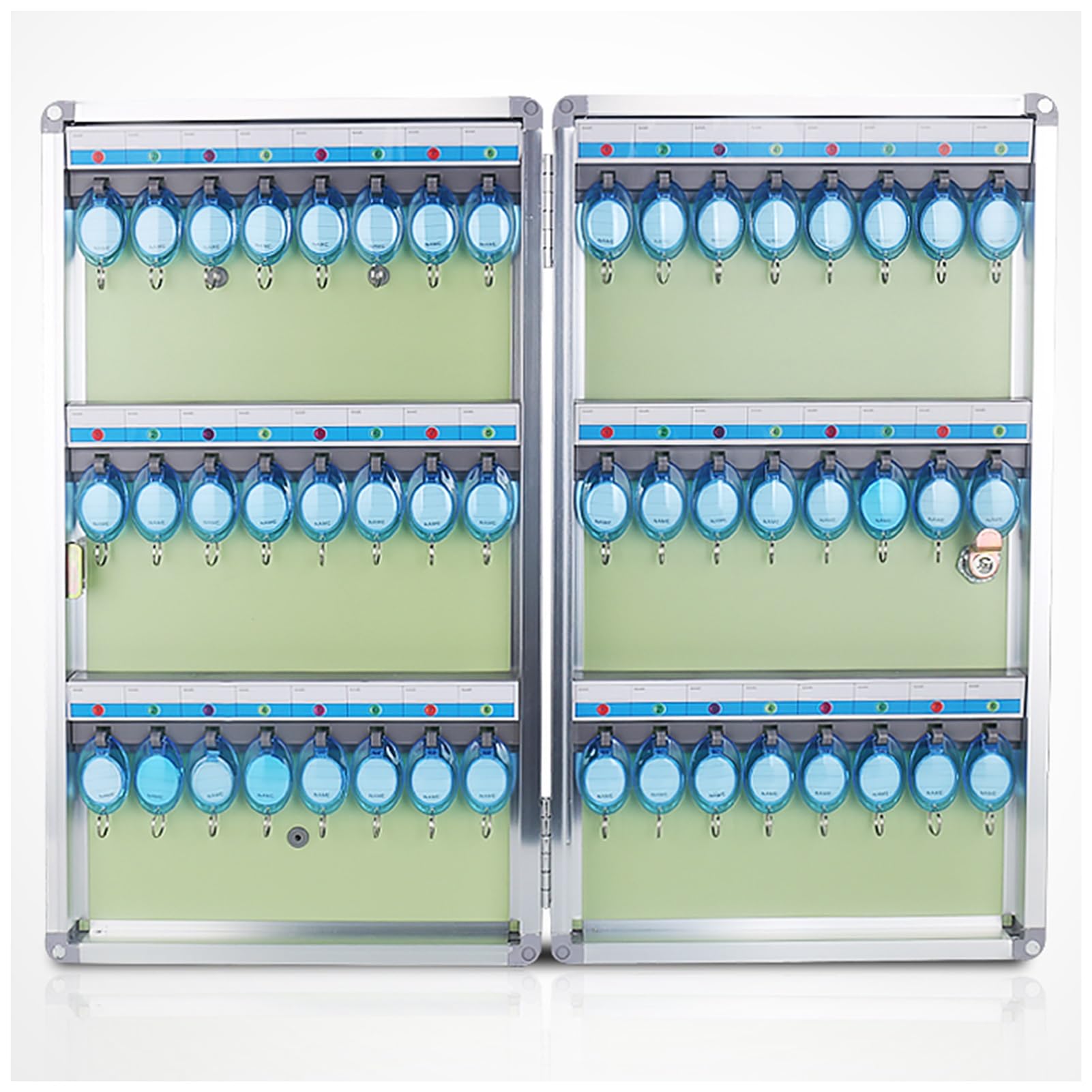 Boîte de rangement portable pour clés – Casier mural pour clés de maison sécurisé avec crochets, idéal pour la maison et le bureau et pratique