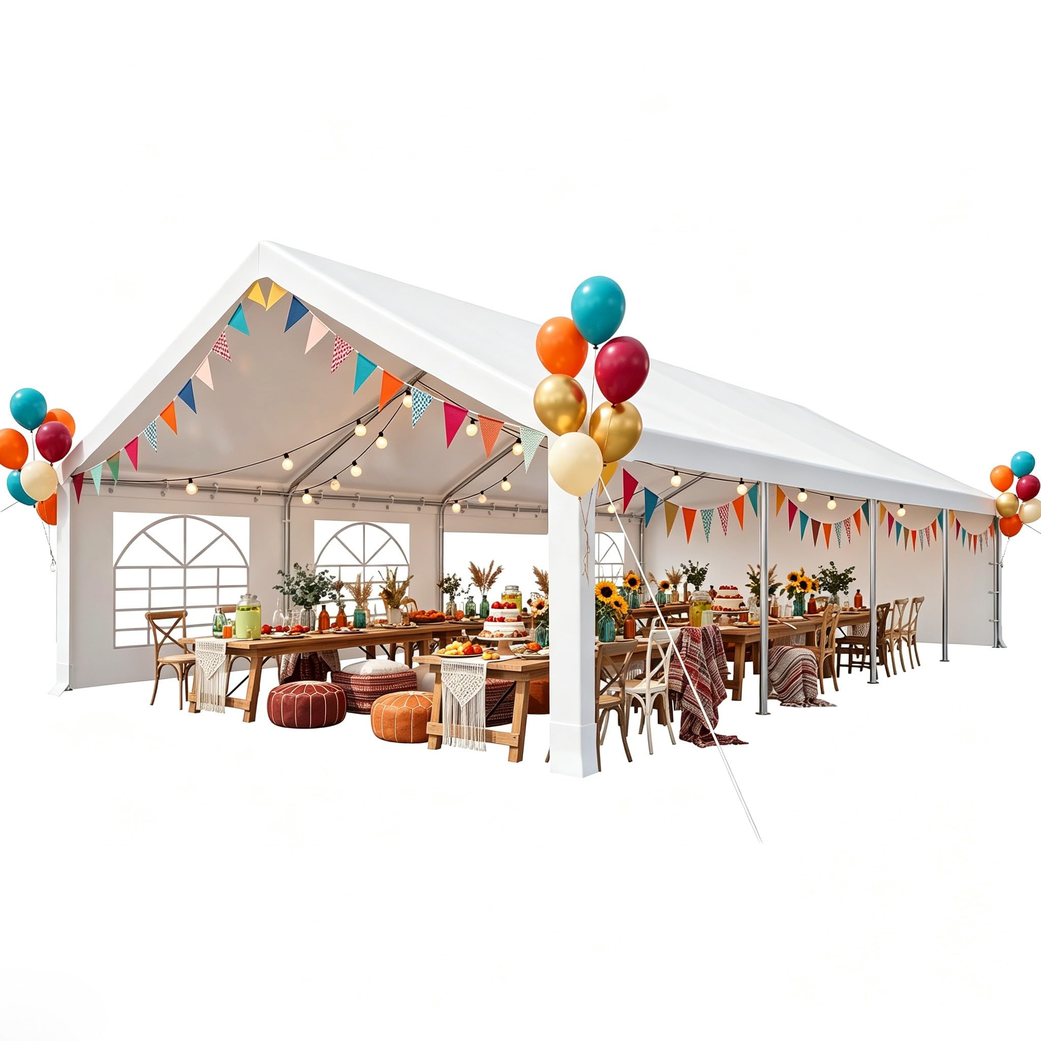 View 1 of ***PARTIAL SET - PRICE ADJUSTED***[YITAHOME 20x30FT Heavy Duty Party Tent