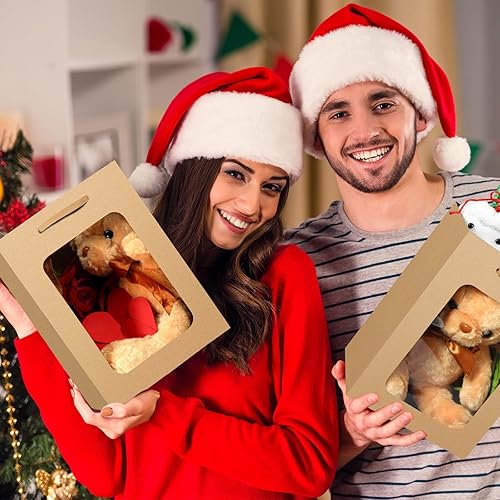 Miniatura 2 de Shappy Paquete de 12 osos de peluche de regalo con bolsas de papel de 12 pulgadas, osos de peluche para niños y niñas, oso suave a granel en