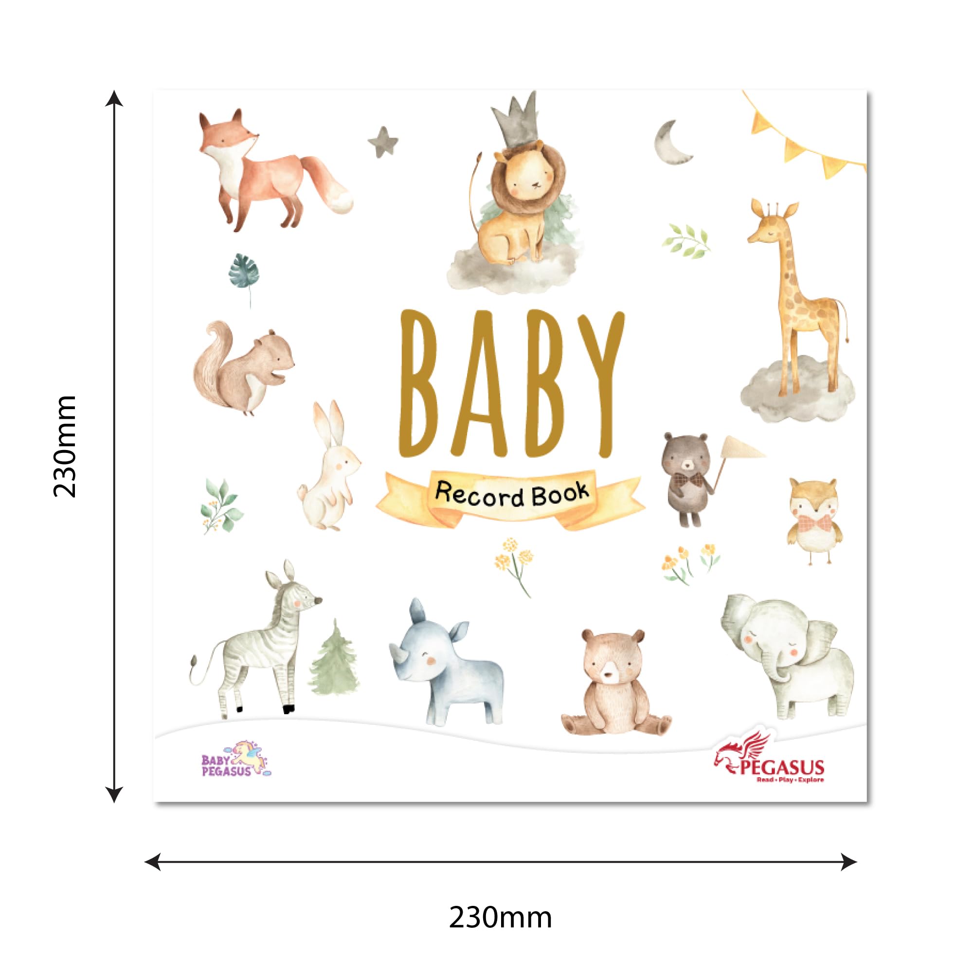 Baby Record Book: Newborn Journal for Milestones & Memories (Ideal Gift for Expecting Parents & Baby Showers)