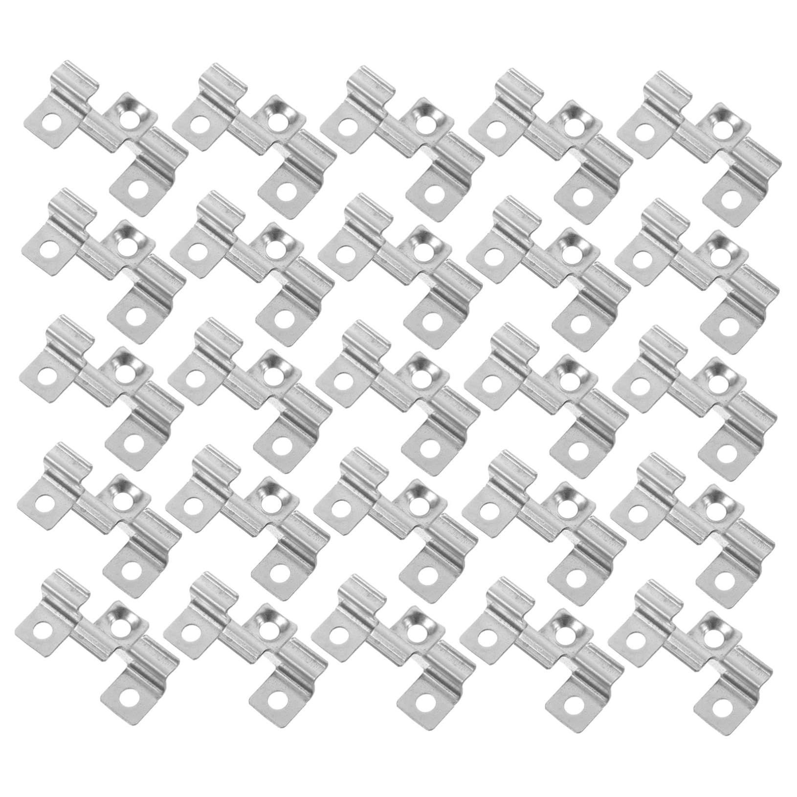 Fixations invisibles pour terrasse : 100 clips métalliques pour pose de lames composites