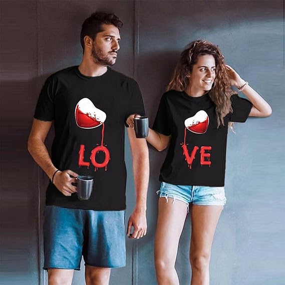 Amazon.com: Matching Couple T-Shirt for 