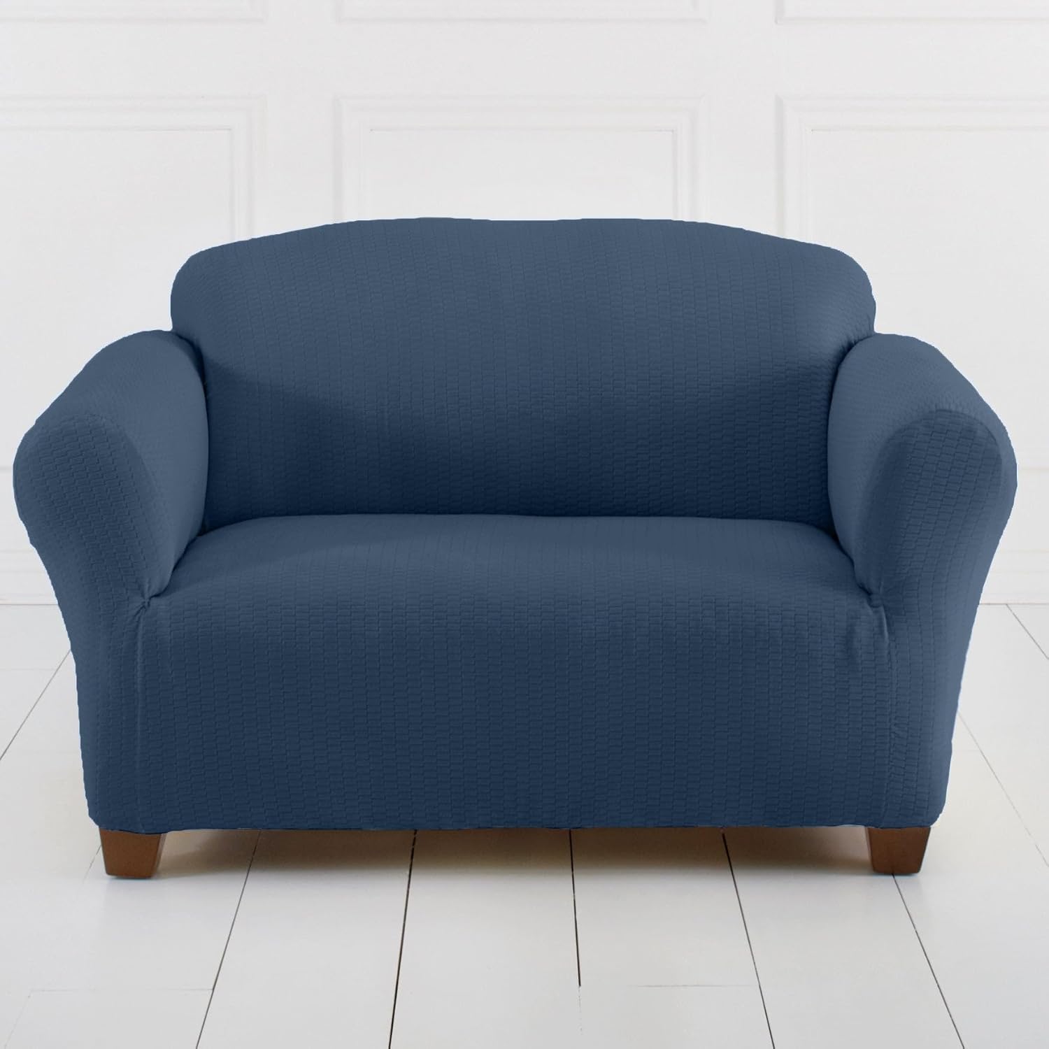 BrylaneHome Brighton Slipcover Loveseat - Stone