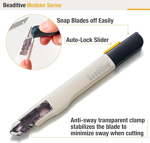 Miniatura 2 de Beaditive Cuchillo para manualidades con detalles de alta precisión, cuchillo utilitario de hoja de 30 grados, arte, manualidades, fabricación de