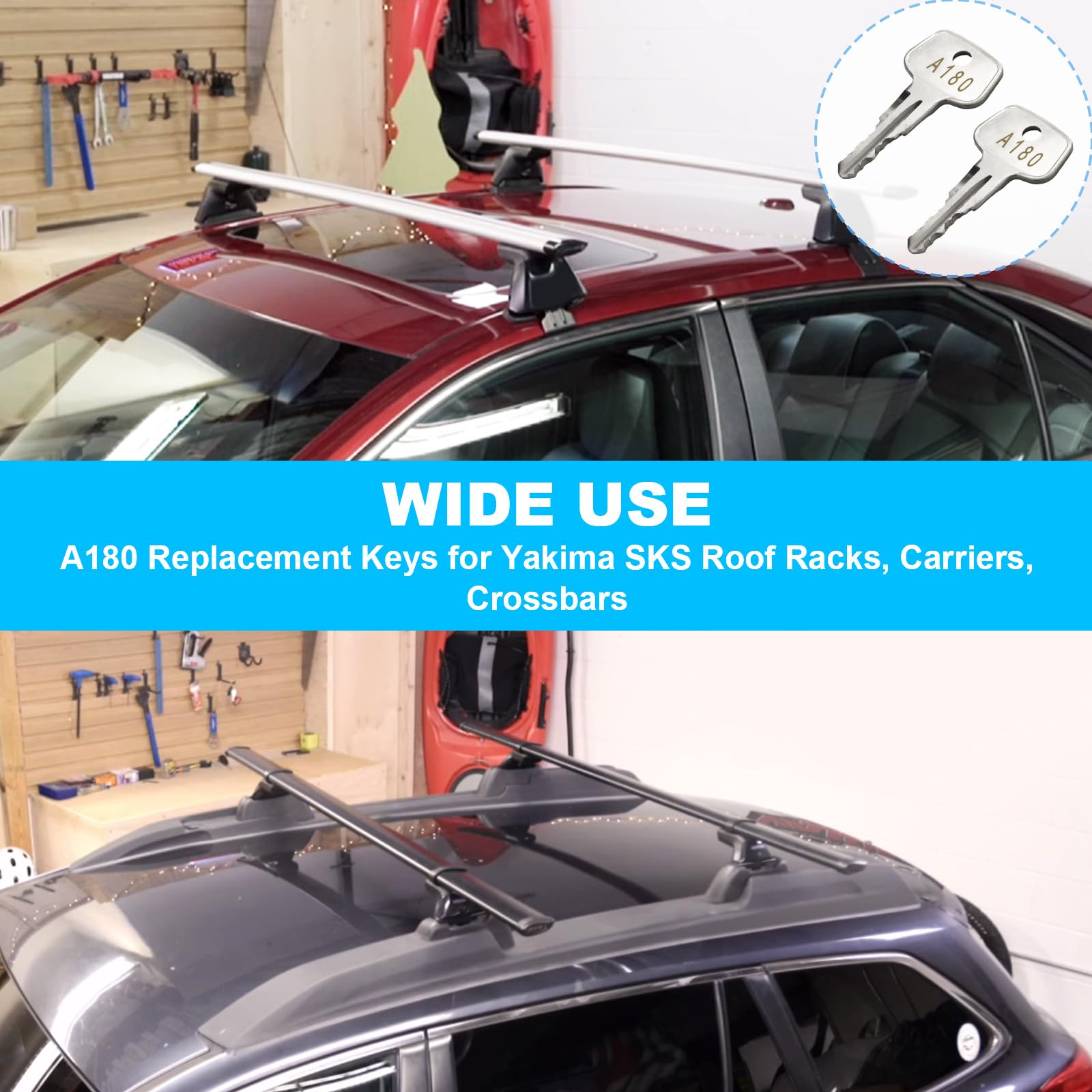 Lock Replacement Yakima A143 SKS Roof Rack Replacement Key For