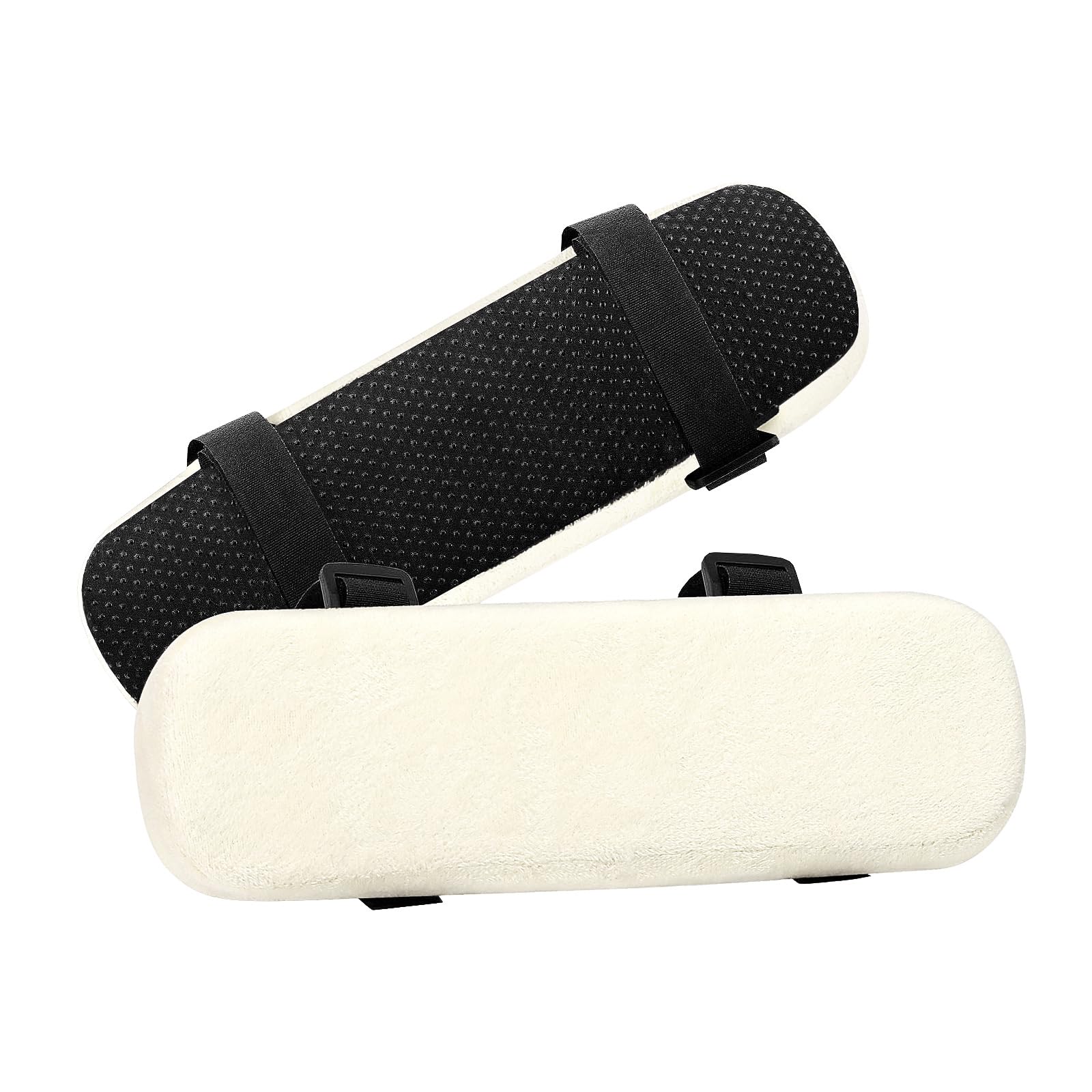 MOSISO Chair Armrest Pads (2 Pack), Memory Foam Home/Office Chair Arm Rest Covers Comfy Computer Gaming Elbow Cushion Removable Washable Elbow Support