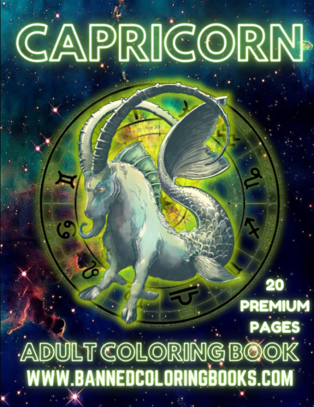 Capricorn Coloring Book (Astrology Adult Coloring Books)