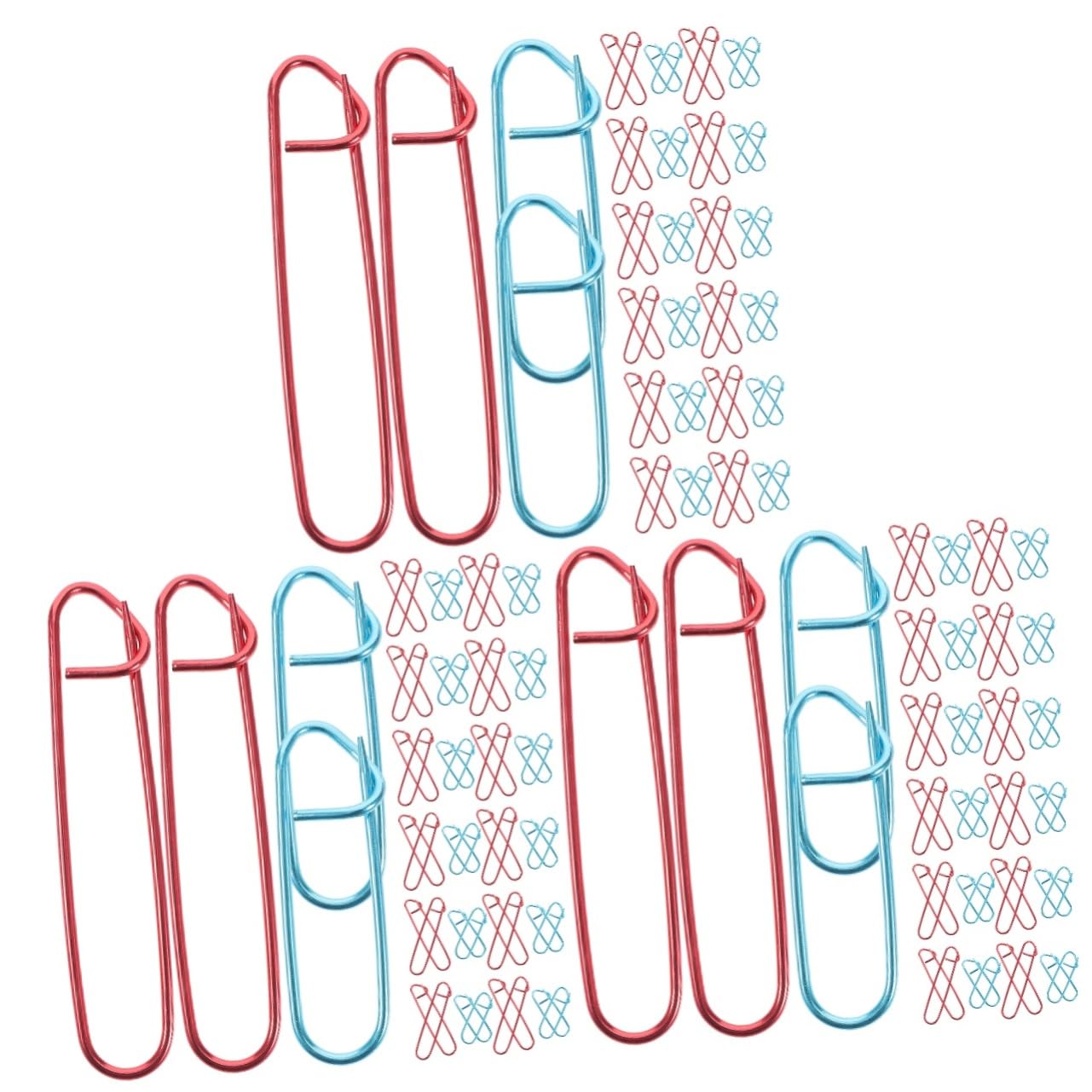 Tofficu 150piezas Clips De Marcador De Tejer Forma Curvadas Para Costura Aleatorios Para Manualidades y Proyectos De Bricolaje