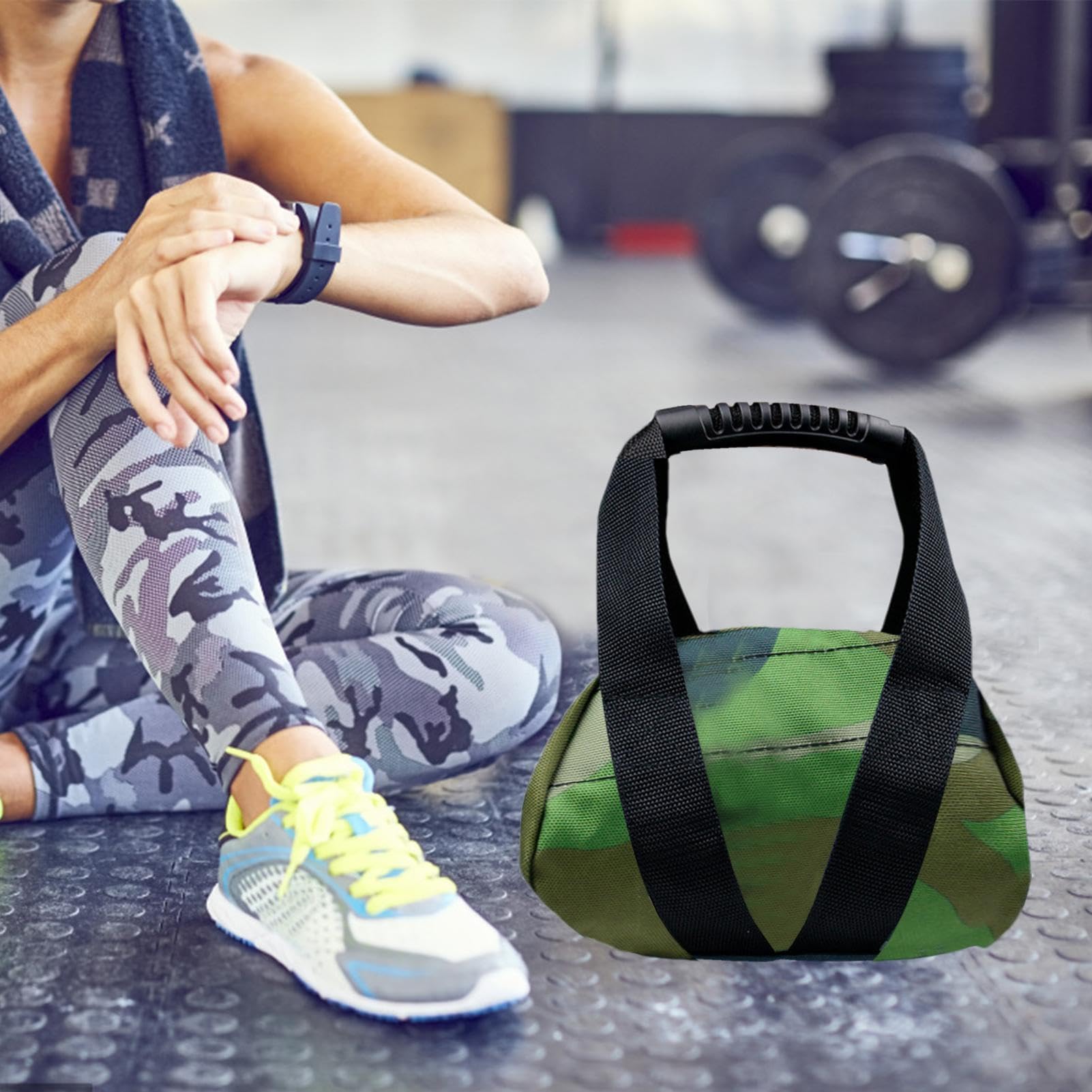 Strength Power - Bolsa de portátil para fitness, cómoda bolsa de suave con mancuernas | Bolsa de suave Oxford ajustable para levantamiento de pesas para entrenamiento en casa,
