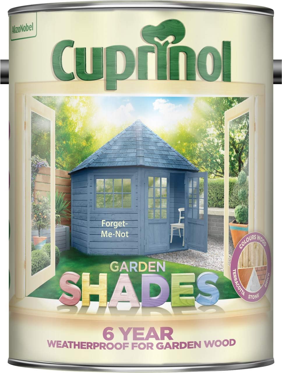 Cuprinol CUPGSFOR5L 5 Litre Garden Shades Paint Me Not