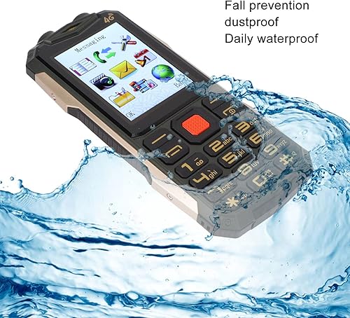 Miniatura 8 de Yunseity Teléfono celular desbloqueado para personas mayores, pantalla clara, botones grandes, volumen, fácil teléfono móvil, compatible con SOS,