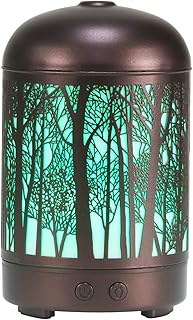 ETAROWKS New Version Aromatherapy Essential Oil Diffuser Humidifier Ultrasonic Quiet Cool Mist Adjustable Time Setting Color Light Changing Waterless Auto Off for Baby Home Office Yoga Birthday Gift Decorative