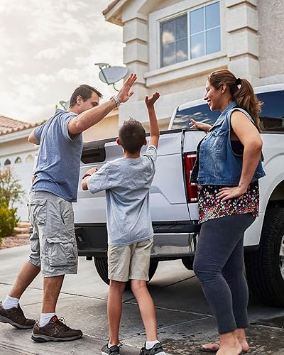 Miniatura 7 de Cerradura antirrobo para puerta trasera para Ford Serie F F150 F250 F350 2015-2023, dispositivo de bloqueo de seguridad mejorado para puerta trasera