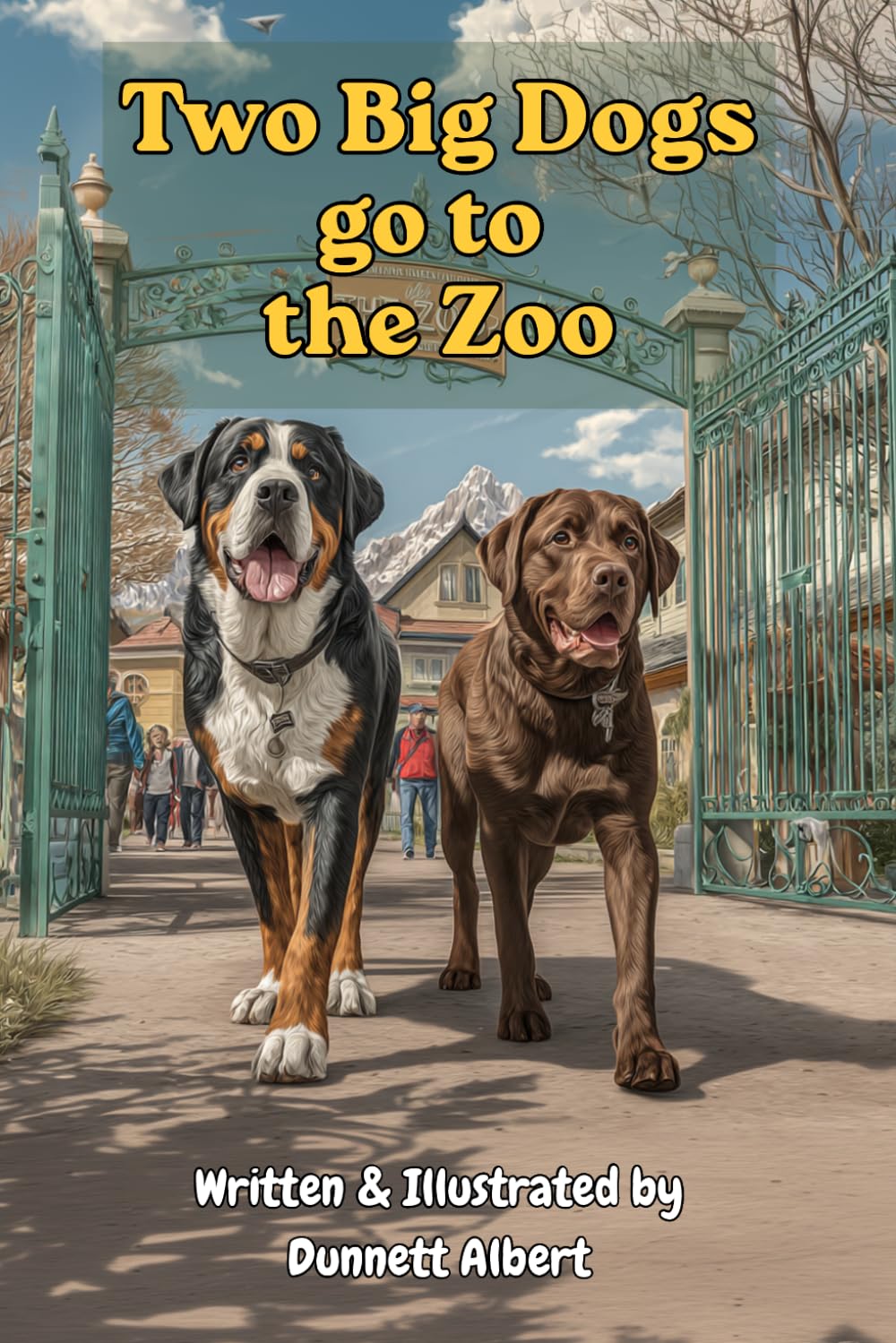 Two Big Dogs go to the Zoo