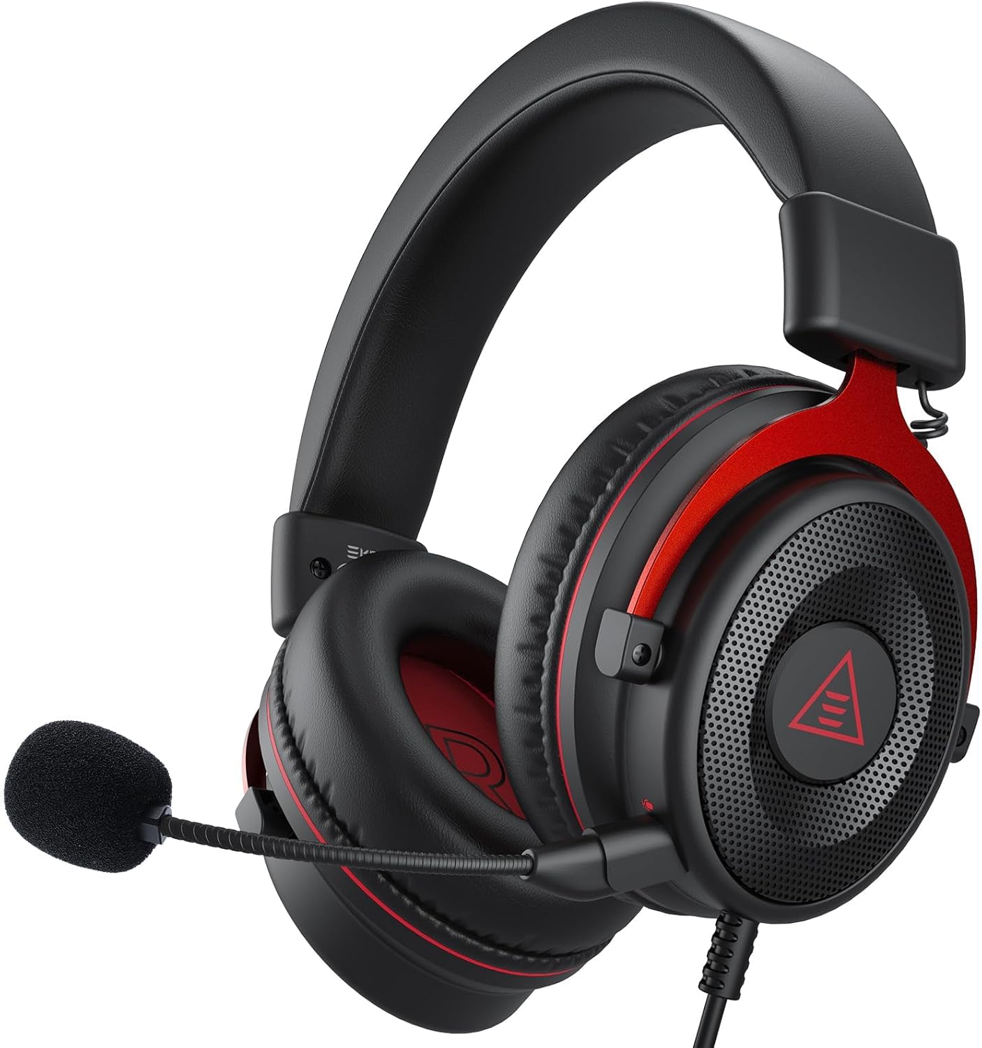 Sponsored Ad – EKSA Gaming Headset, Wired PS4 Headset with Noise Canceling Mic, Over-Ear Gaming Headphones Compatible with Xbox One Controller, for PS4, PS5, PC, Laptop (E900-Red)