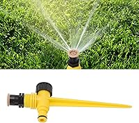 Vista 7 de Sistema de riego automático de 360 grados, aspersor de jardín de ajuste múltiple para césped al aire libre, jardín, patio, césped, riego