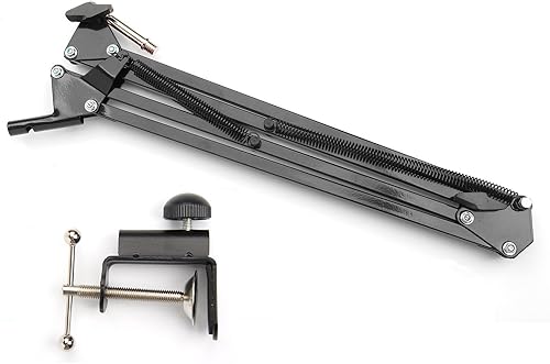 Miniatura 3 de Abrazadera de computadora Mount Suspension Boom Scissor brazo soporte de trípode para Logitech cámara web C922 C930e C930 C920 C615