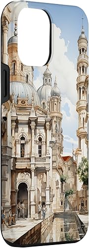 Miniatura 3 de Funda para iPhone 13 Pro Max con hermosos canales de la ciudad renacentista