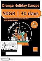 Vista 12 de Orange Holiday Worldwide Tarjeta SIM prepagada de 20 GB de datos de Internet durante 30 días en 4G/LTE Conexión compartida de datos permitida