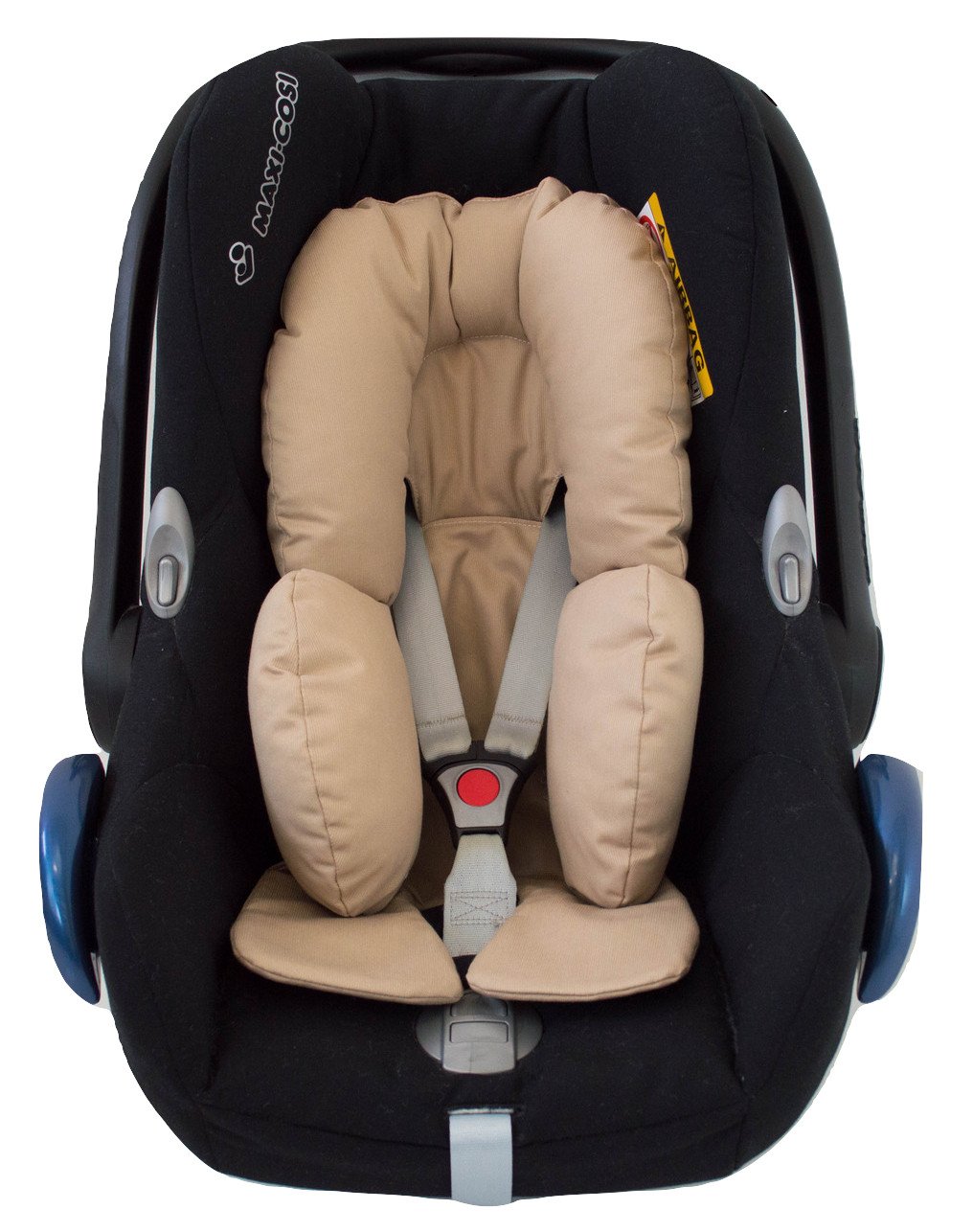Riduttore universale REVERSIBILE per maxi cosi, gruppo 0, il seggiolino auto o il passeggino. Disponibili in vari modelli e colori. (Basic Camel)