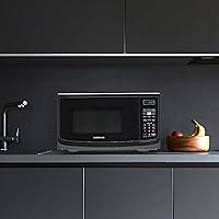 Vista 7 de Farberware Horno microondas de encimera de 0.9 pies cúbicos, 900 vatios de potencia, configuración de cocción automática, descongelación, fácil Negro