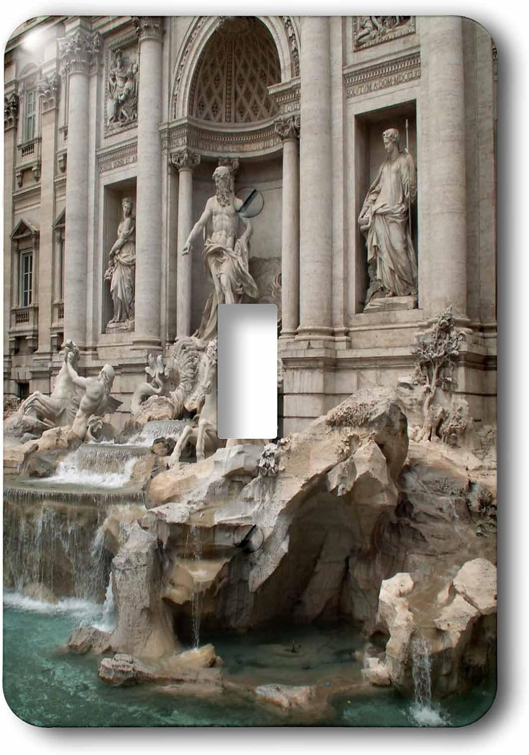3dRose LLC lsp_47792_1 Trevi Fountain in Rome Italy Places To Travel Single Toggle Switch