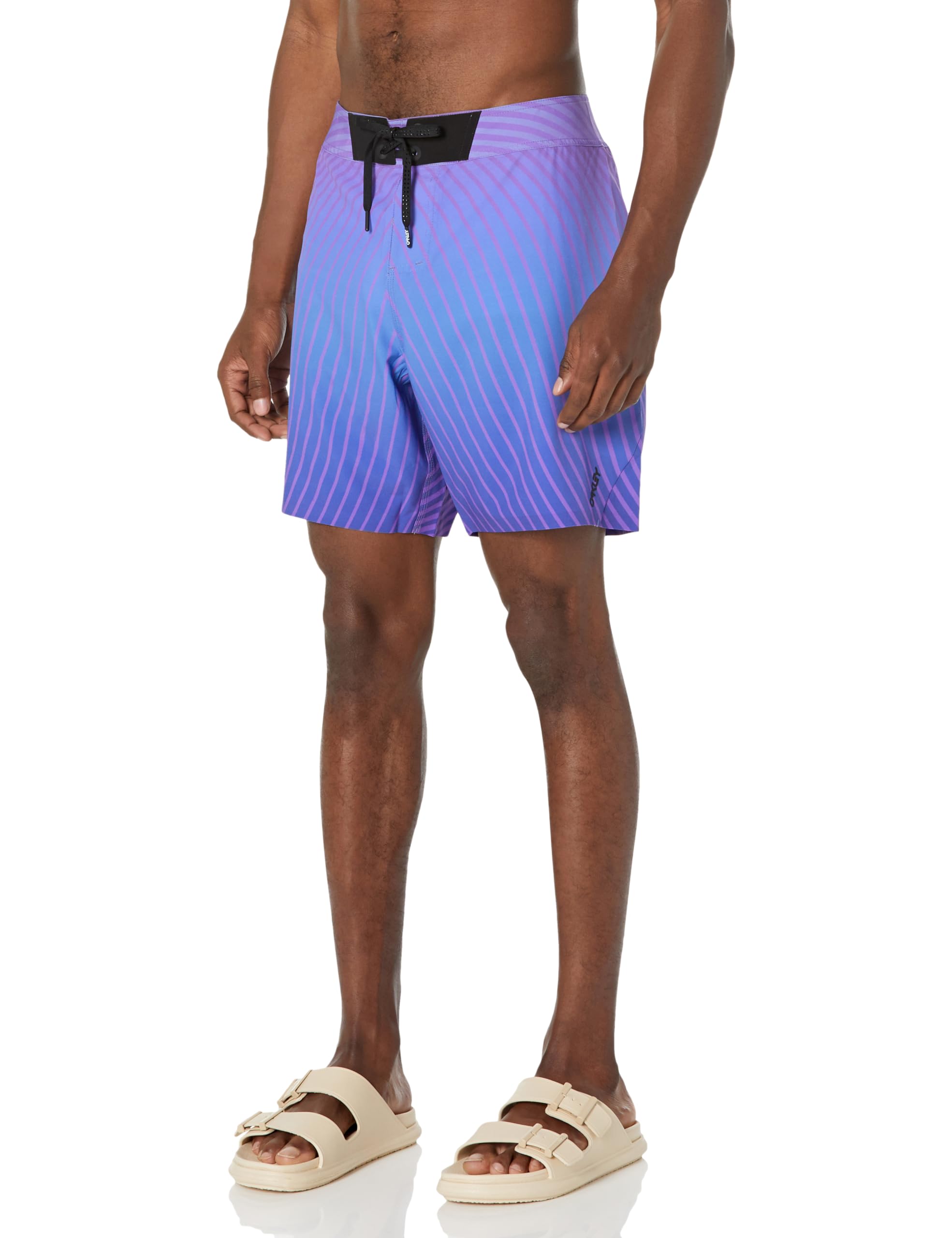 Oakley Men's Standard Tempestas Sum Boardshort, Purple Tempestas Print, 30