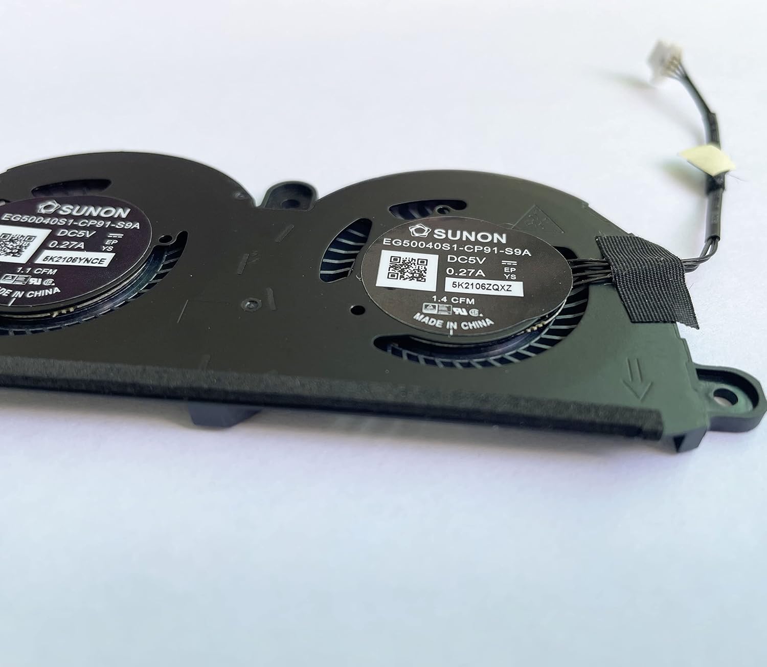 Fleshy Leaf CPU Cooling Fan Replacement for Dell XPS 13 9380 7390 Series ND55C19-19A14 980WH 0980WH