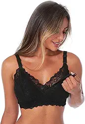 Sutiã Amamentação em Renda Gestante Sem Bojo Rendado