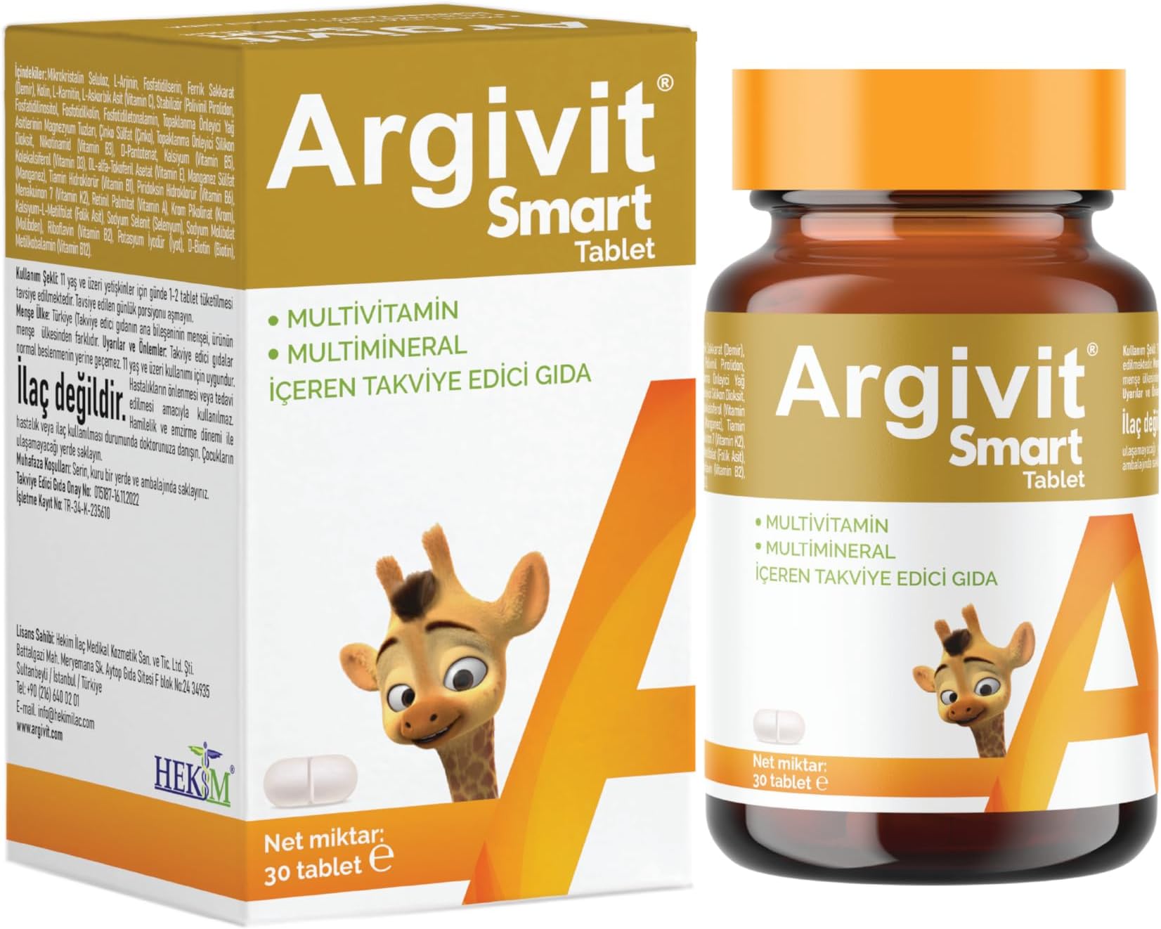 Argivit Smart Multivitamin 30 Tablets