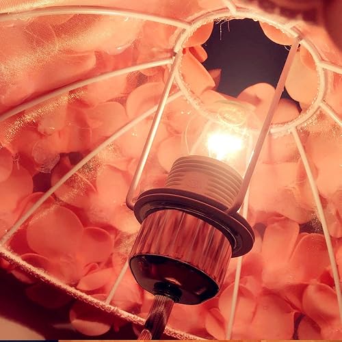 Miniatura 5 de Lámpara de escritorio con rosas y flores, lámpara de mesa creativa para Navidad, citas, fiestas, bodas, sala de estar, dormitorio, fiesta,