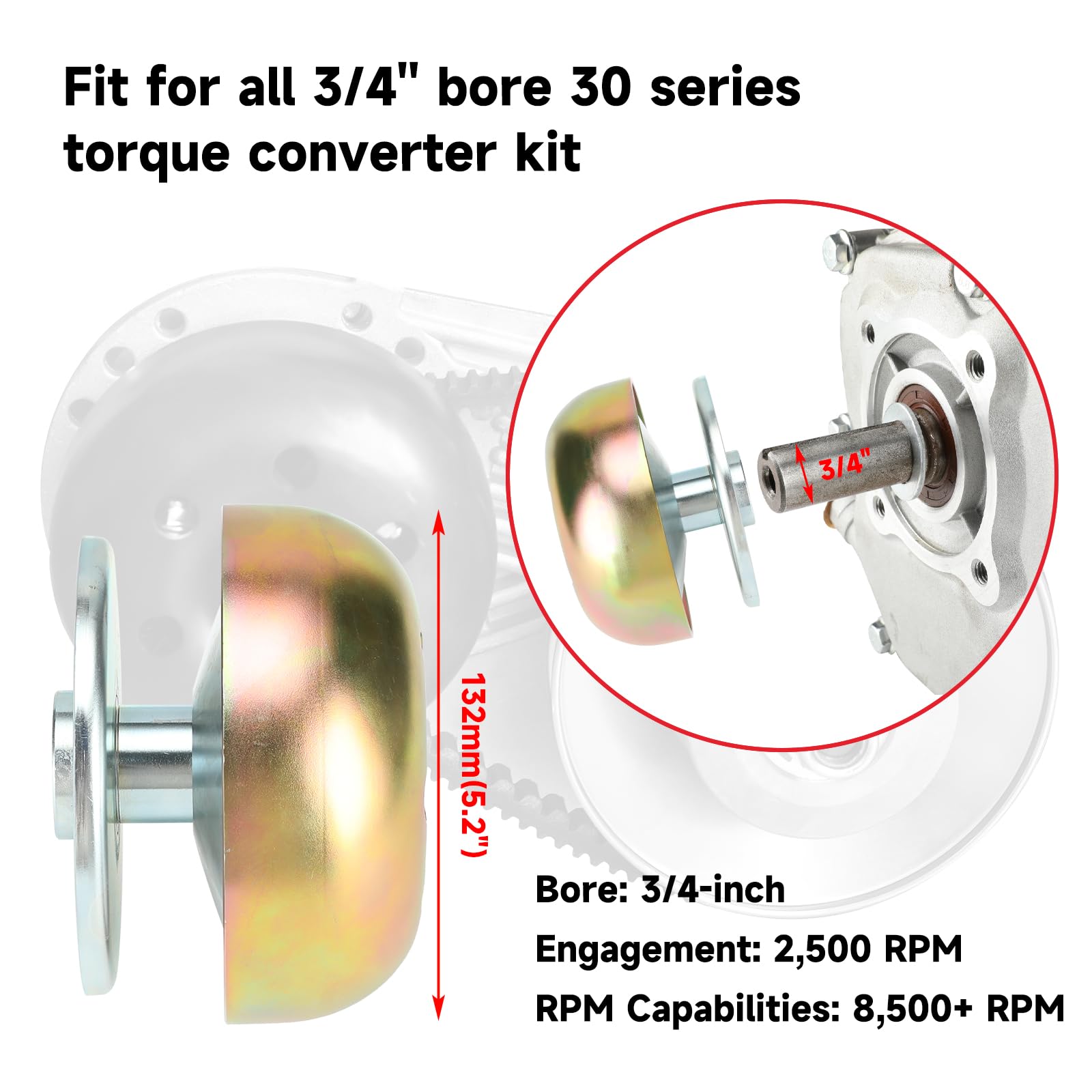 Amazon.com: GREHUA Super 30 Series Torque Converter Driver Clutch