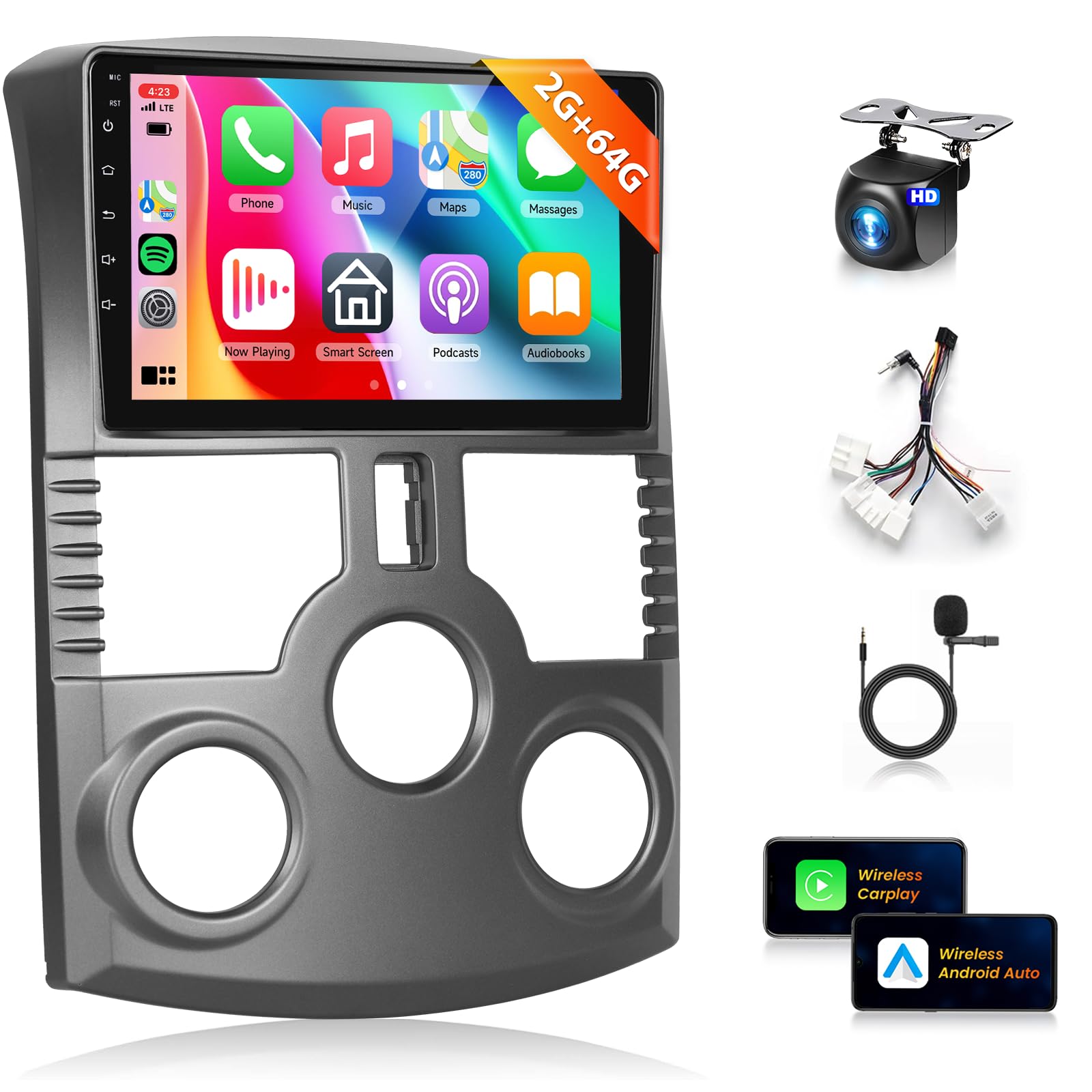 Amazon.com: 2G 64G 9 inch Car Radio Stereo for Toyota Rush