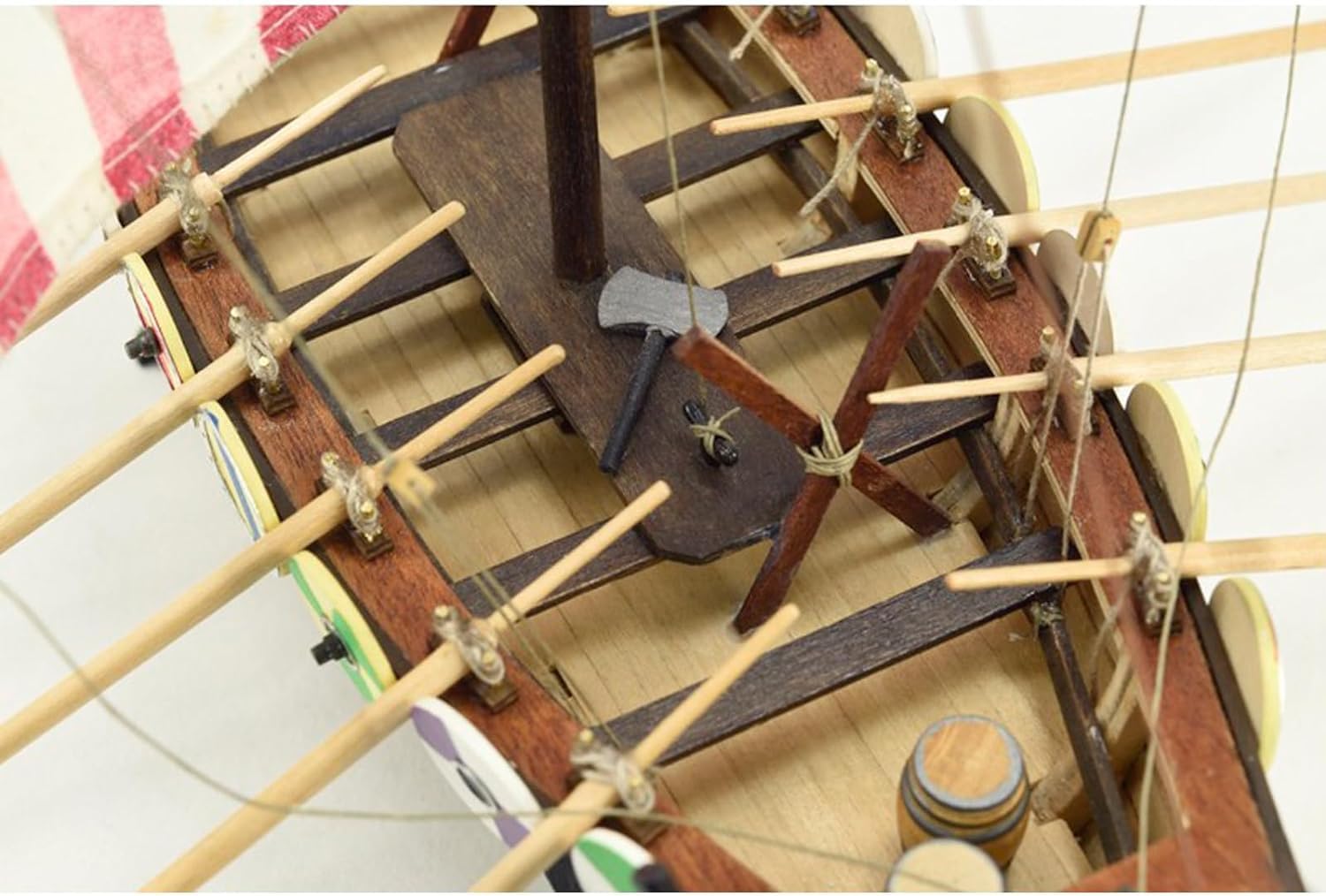 Artesania Latina - Wooden Ship Model Kit - Nordic Sailboat, Drakkar Viking - Model 19001N, 1:75 Scale - Models to Assemble - Initiation Level - Image 4