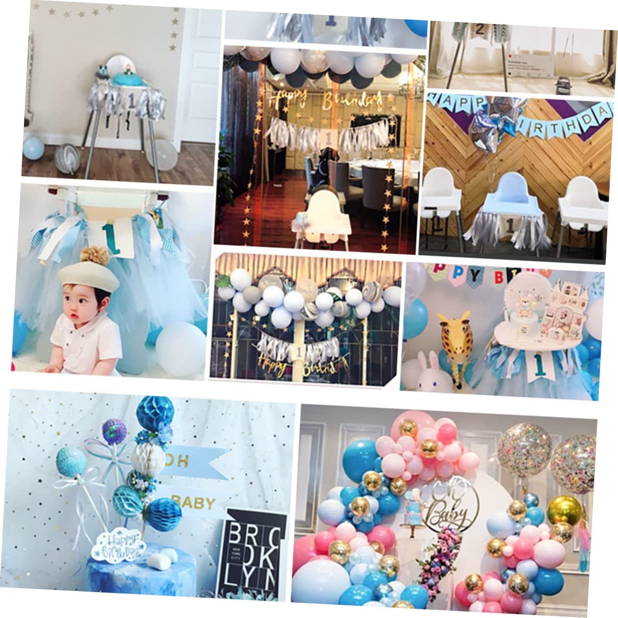MAGICLULU 3 Pz Bandiera Di Tiro Della Bandiera Di Compleanno Di Tiro Di Compleanno Striscione Del Primo Seggiolone Per Bambini Topper Per Torte Striscione Appeso Arredamento Stoffa