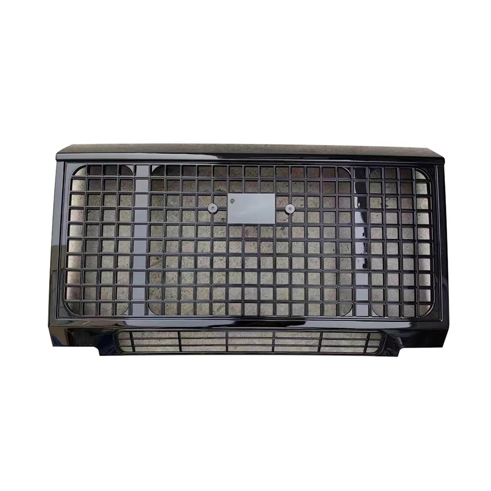 Calandre Defender 90 110 en maille ABS robuste style 1 noir