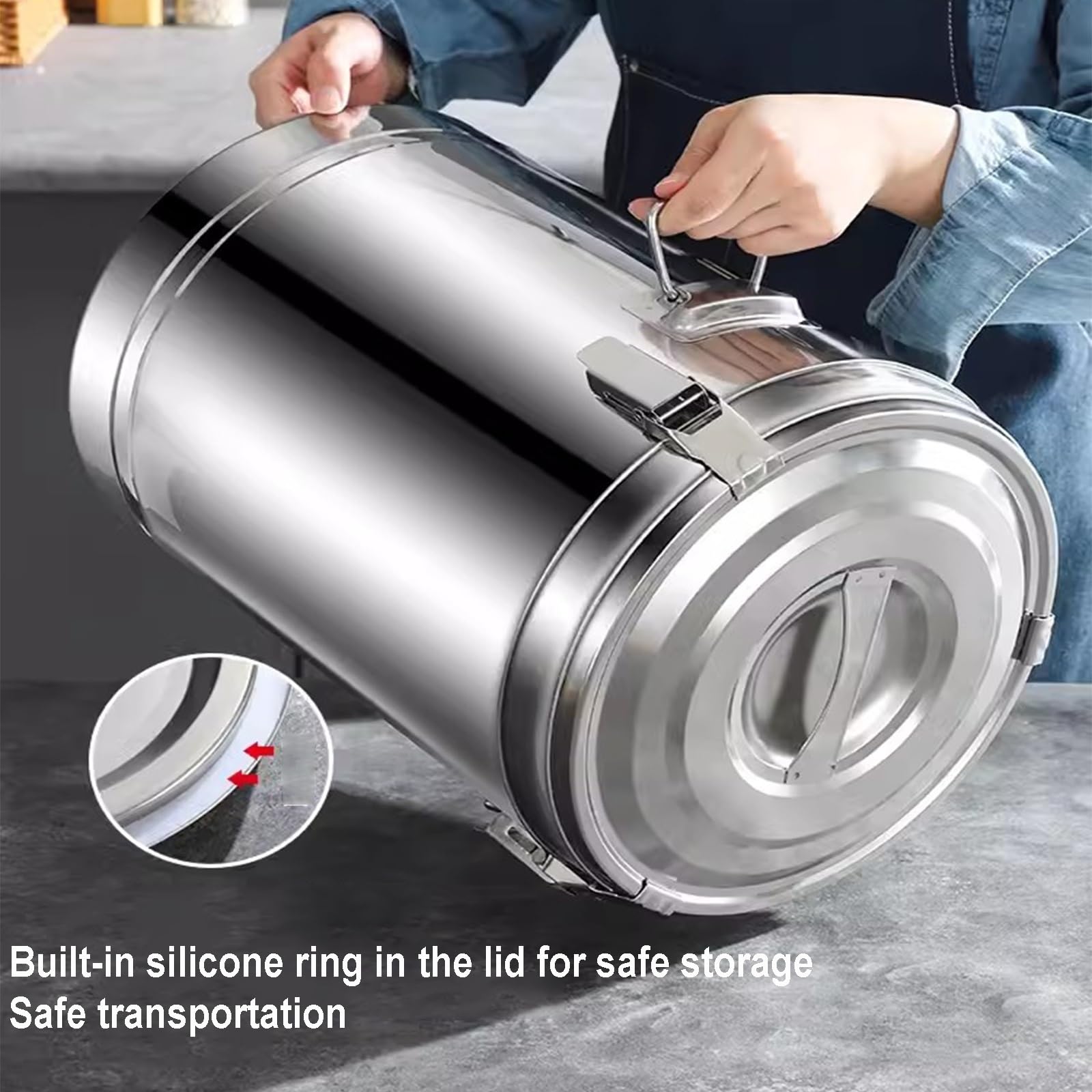 5L Mini baril en acier inoxydable avec robinet pressurisé Home Brewing