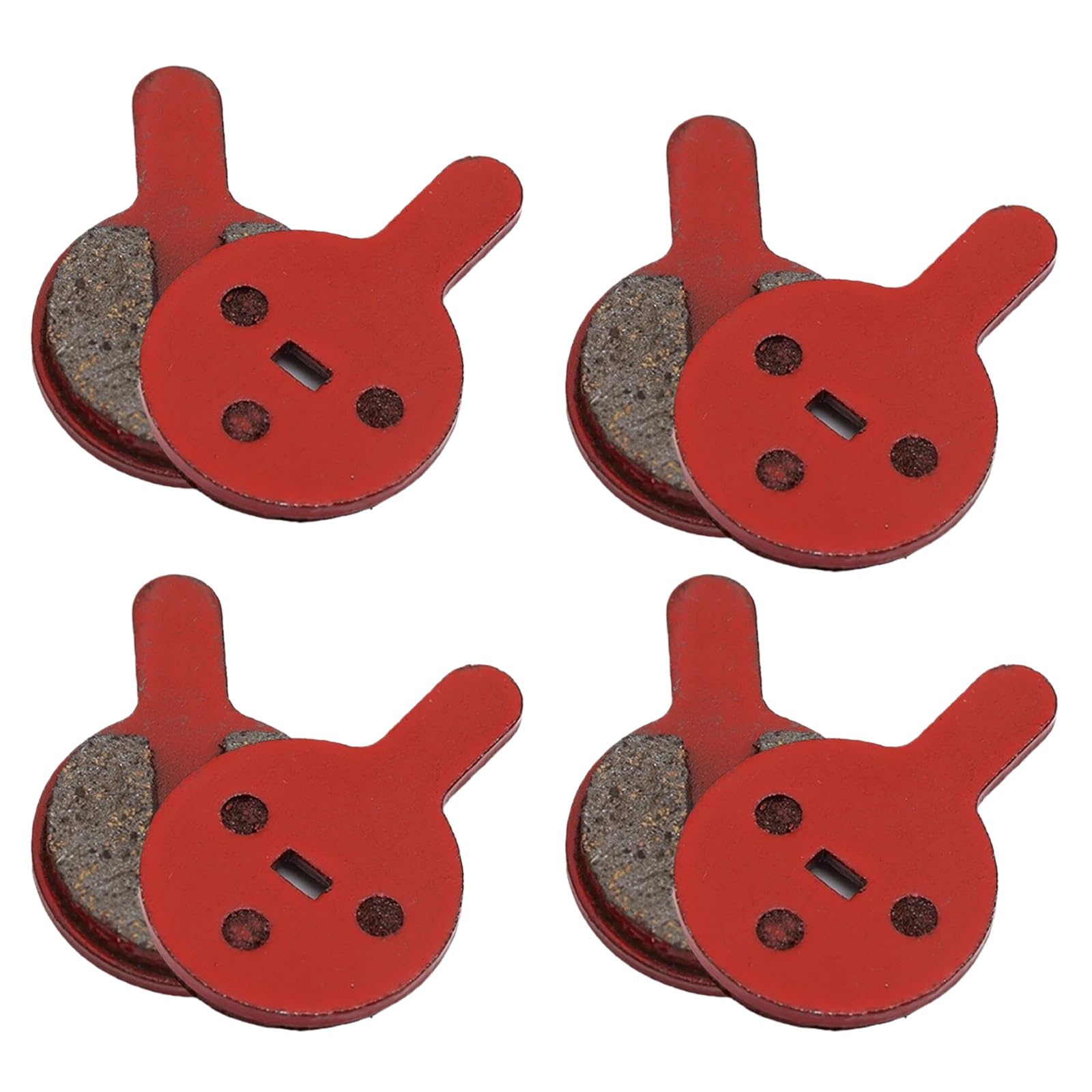 CLEK 4 Pairs Bike Brake Pads, Bicycle Brake Pads & Scooter Disc Brake Pads, Electric Scooter Brake Pads with Disc Brake Linings, Replacement Parts for Kugoo G2 Pro & Compatible Models