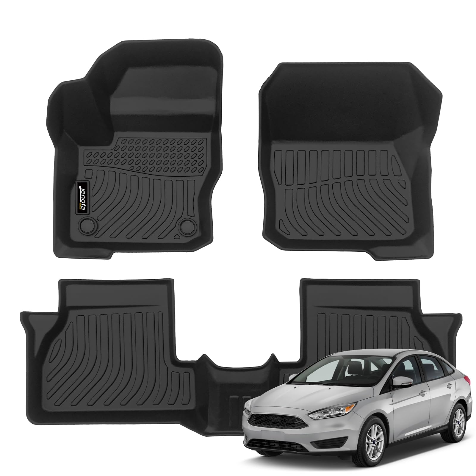 Husky 20711 Cargo Liner Floor Mat For 18-21 Jeep Wrangler JL 2 Door