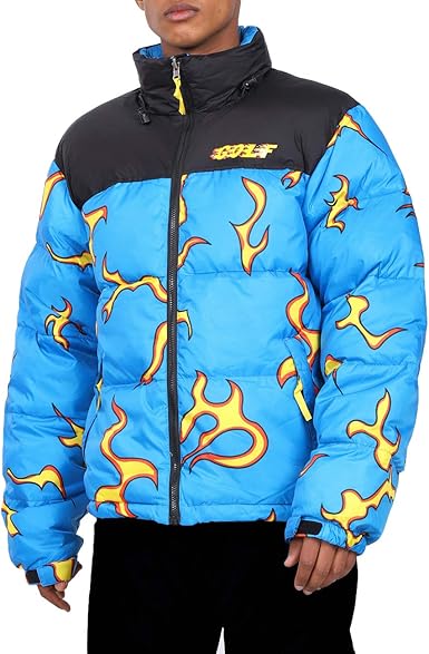 Graphic bubble jacket Clearance