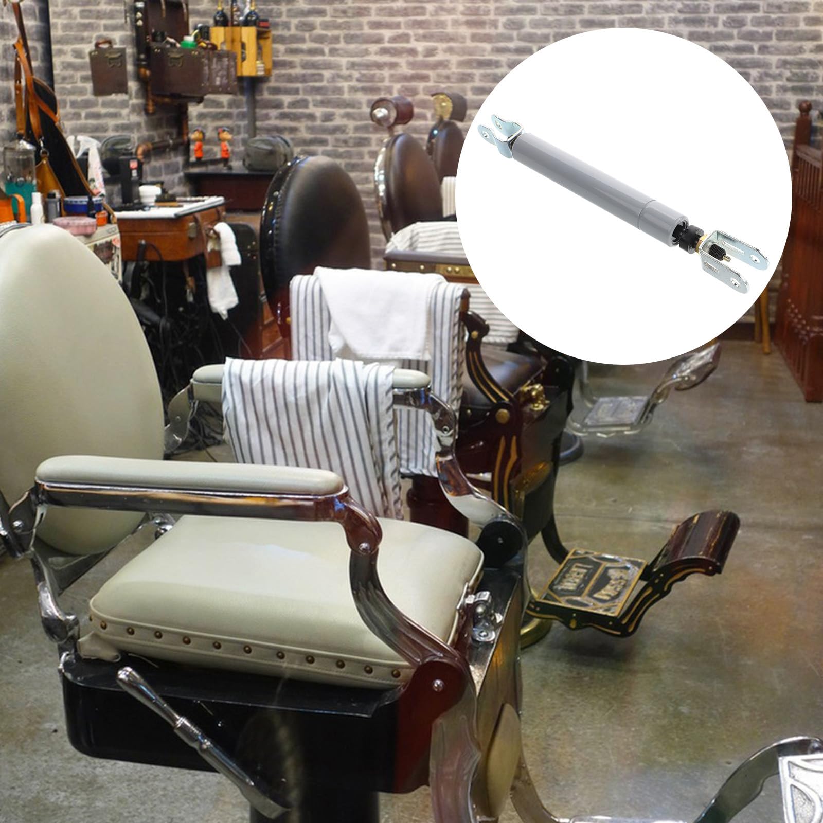 Ersatzteile für Friseurstuhl Gasdruckfeder Stange aus Eisen mit Hydraulischer Stuhlverstellung für Friseursalon und Barbershop Zubehör