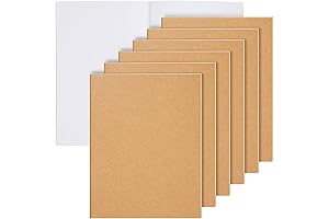 Paper Junkie 6-Pack 8x11 Sketchbooks: Bulk Blank Books for Expression